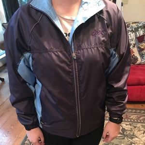 Asics Rain Jacket Women’s Small Purple Athletic